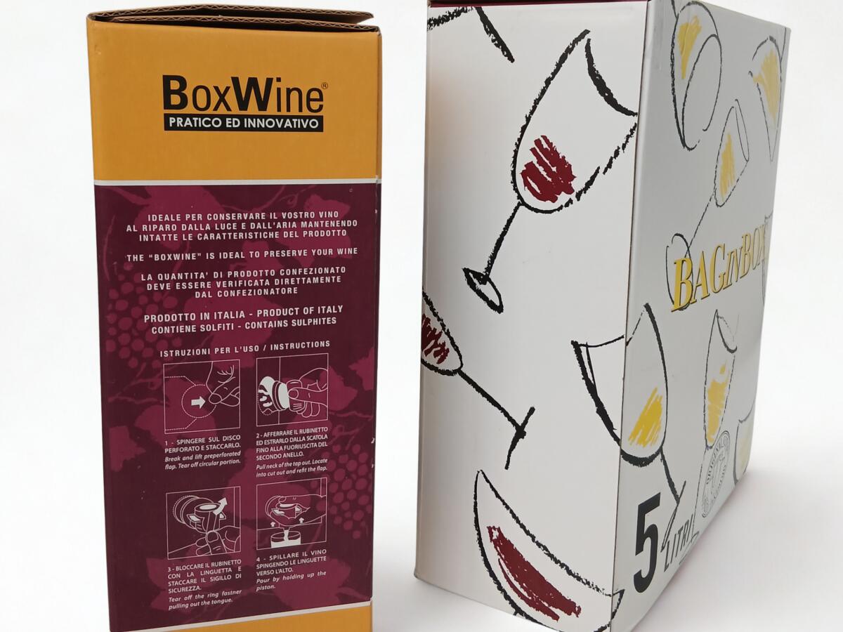 foto 1 VINO ROSSO BAG IN BOX 5 LT